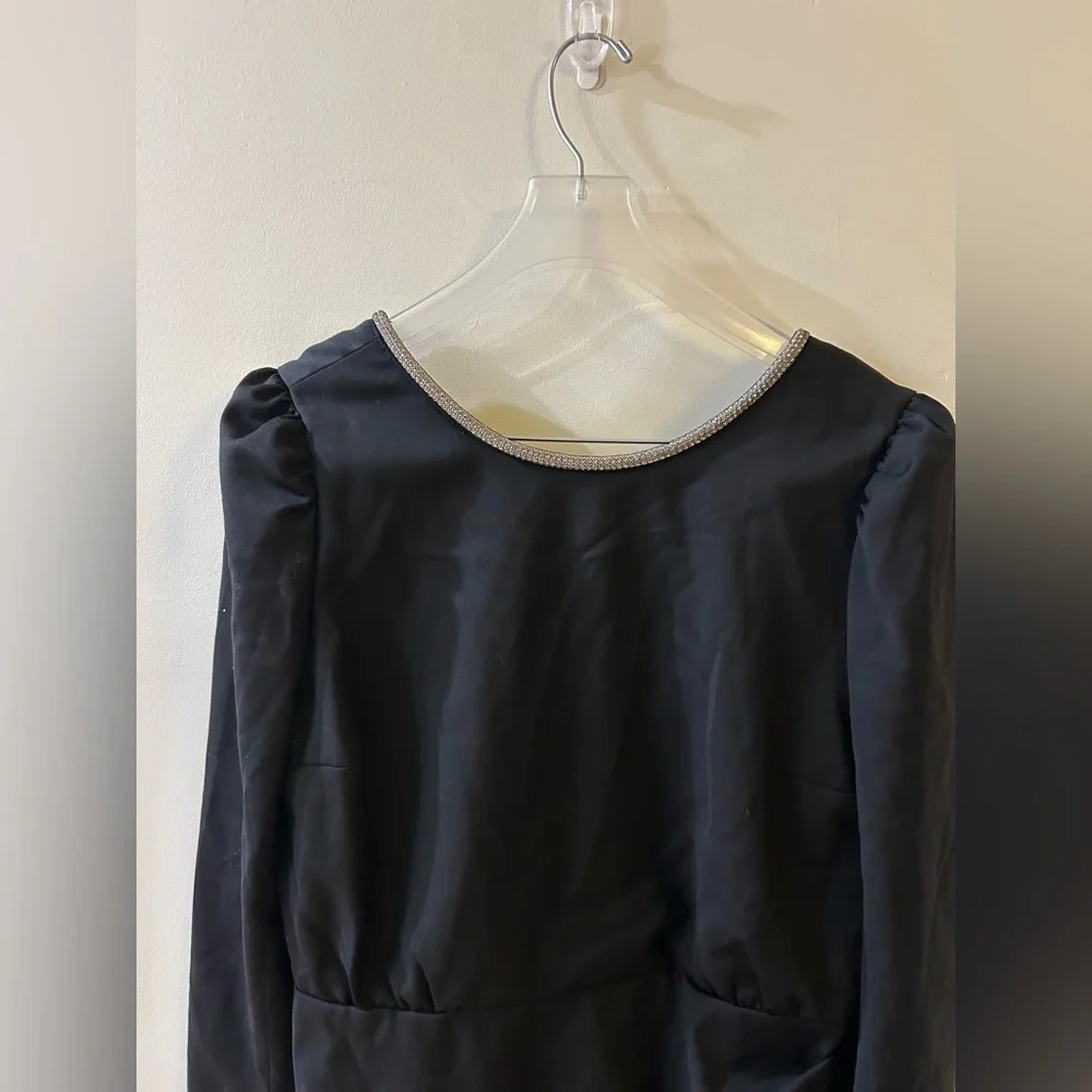 ba&sh Midnight black Open-Back Dress large - Picture 5 of 6